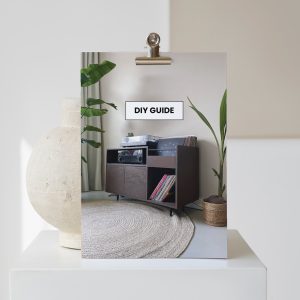 record cabinet diy guide