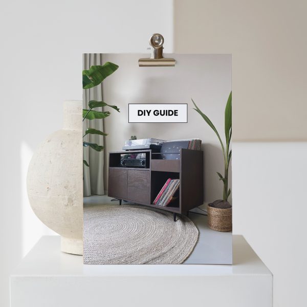 record cabinet diy guide